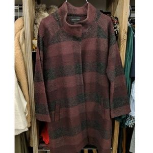 Adrienne Vittadini wool pea sweater coat